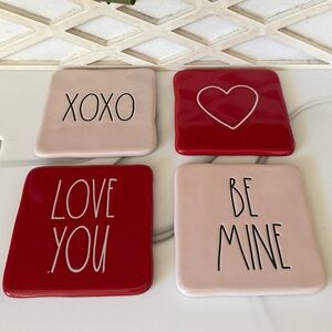 🩷Rae Dunn Valentines Coasters
